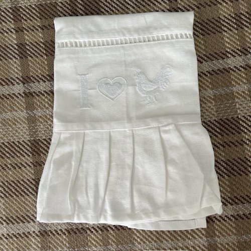 Kökshandduk I Love Rooster 50 x 65 cm